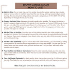 Brown Candle Color