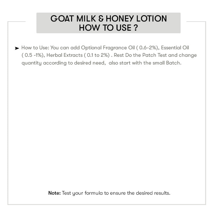 How To Use Goat Milk & Honey Lotion