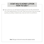 How To Use Goat Milk & Honey Lotion
