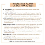 How to Use Macadamia & Jojoba Lip Balm Base 