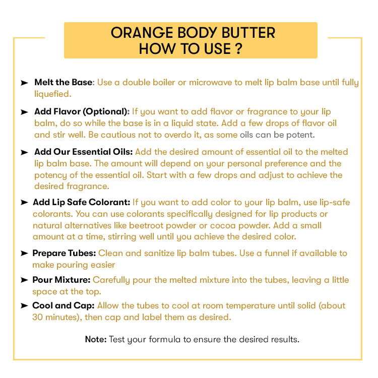 How to use Orange Body Butter