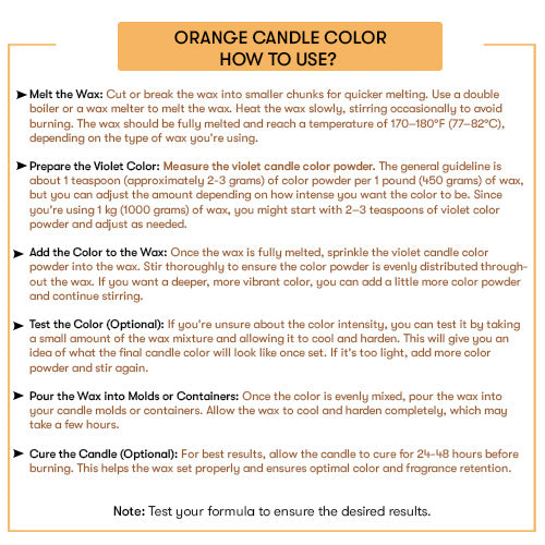 Orange Cangle Making Buy Orange Pigment Candle Making Colour Online | Orange Candle Color ...