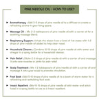How To Use Pine Needle Oil
