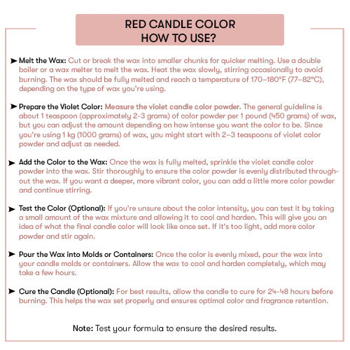 Red Candle Color