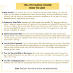 Yellow Candle Color