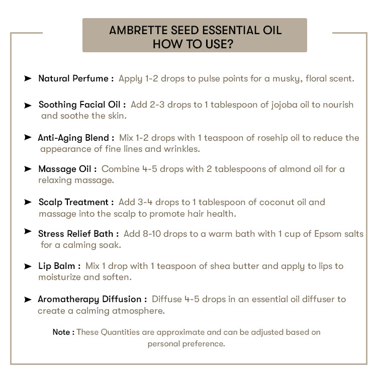 How to Use Ambrette-Seed-Essential-Oil