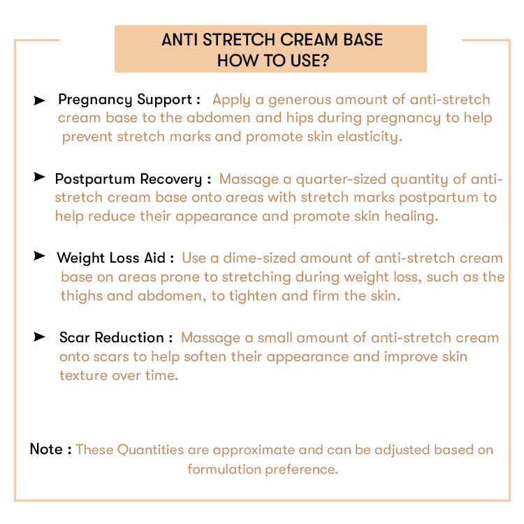 How to Use Anti Stretch Cream Base