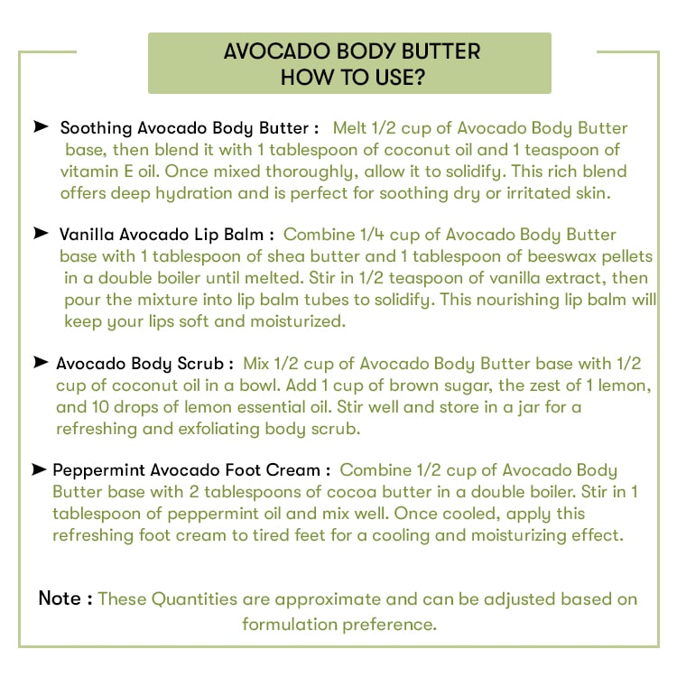 How to Use Avocado Body Butter