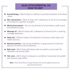 How to Use Blue Lotus Essential Oil