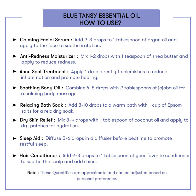 How to Use Blue Tansy Essential Oil