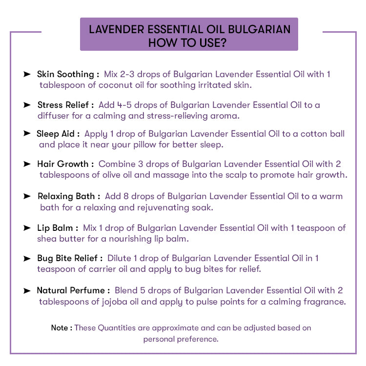 How to Use Bulgarian Lavender Essential Oil