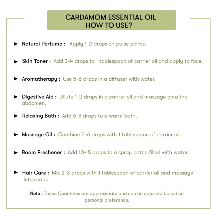 How to Use Cardamom Essential Oil