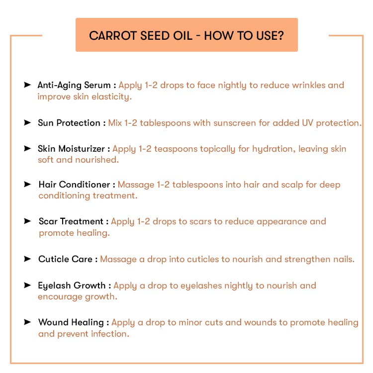 How to Use Carrot Seed Oil