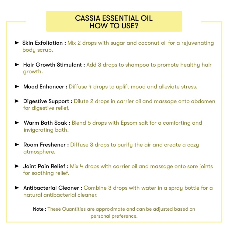 How to Use Cassia Essential Oil