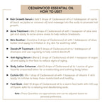 How to Use Cedarwood Essential Oil