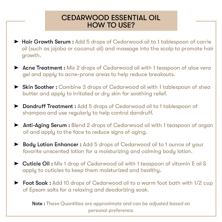 How to Use Cedarwood Essential Oil