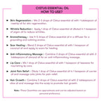 How to Use Cistus Essential Oil