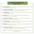 How to Use Citronella Essential Oil