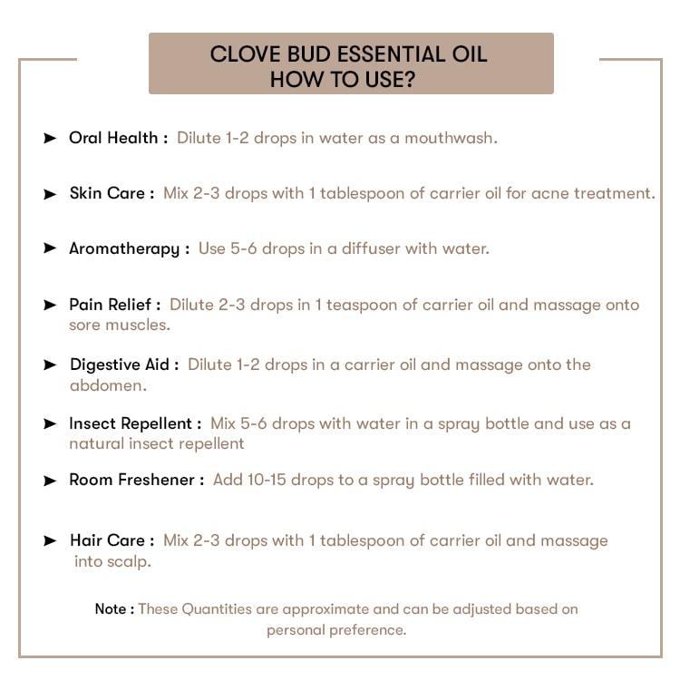 How to Use Clove Bud Essential Oil