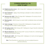 How to Use Cypress Essential Oil
