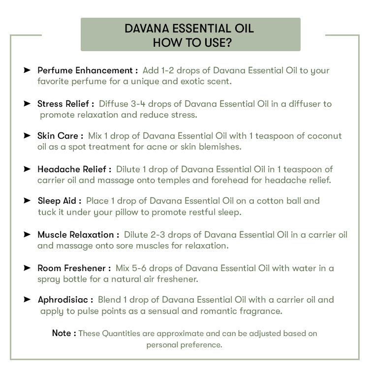How to Use Davana Essential Oil