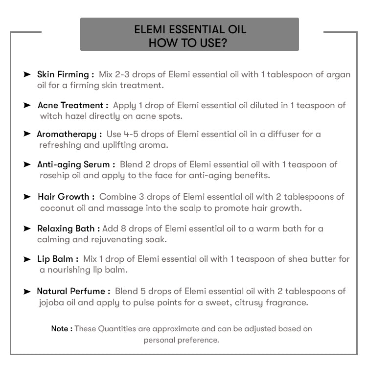 How to Use Elemi Essential Oil