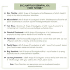How to use Eucalyptus Essential Oil 