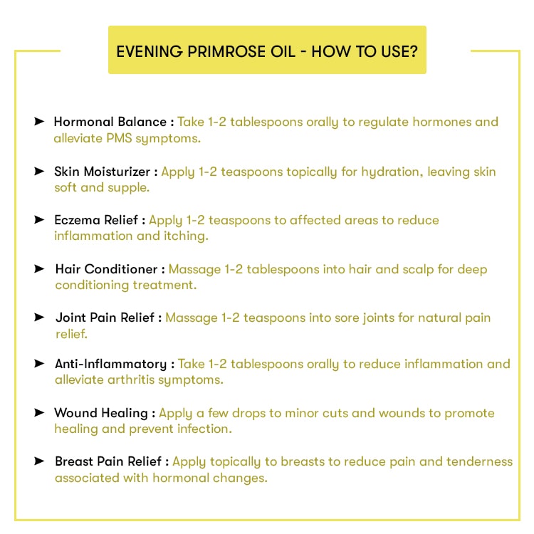 How to Use Evening Primrose Oil