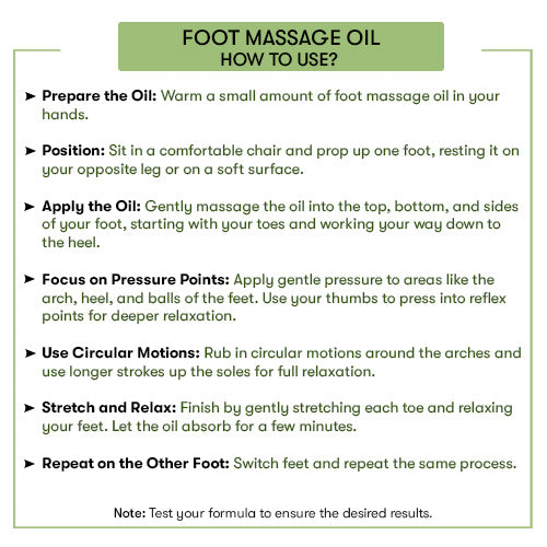 How to Use Foot Massage Oil 