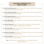 How to Use Galangal Essential Oil