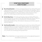 Goat Milk Soap Base with Natural Glycerin uses