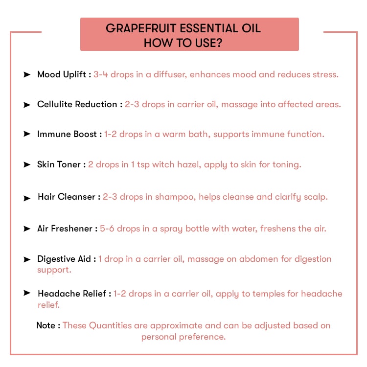 How to Use Grapefruit Essential Oil