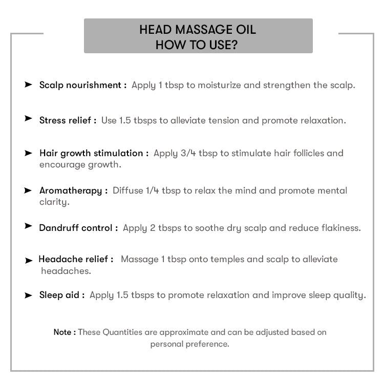 How to Use Head Massage Oil