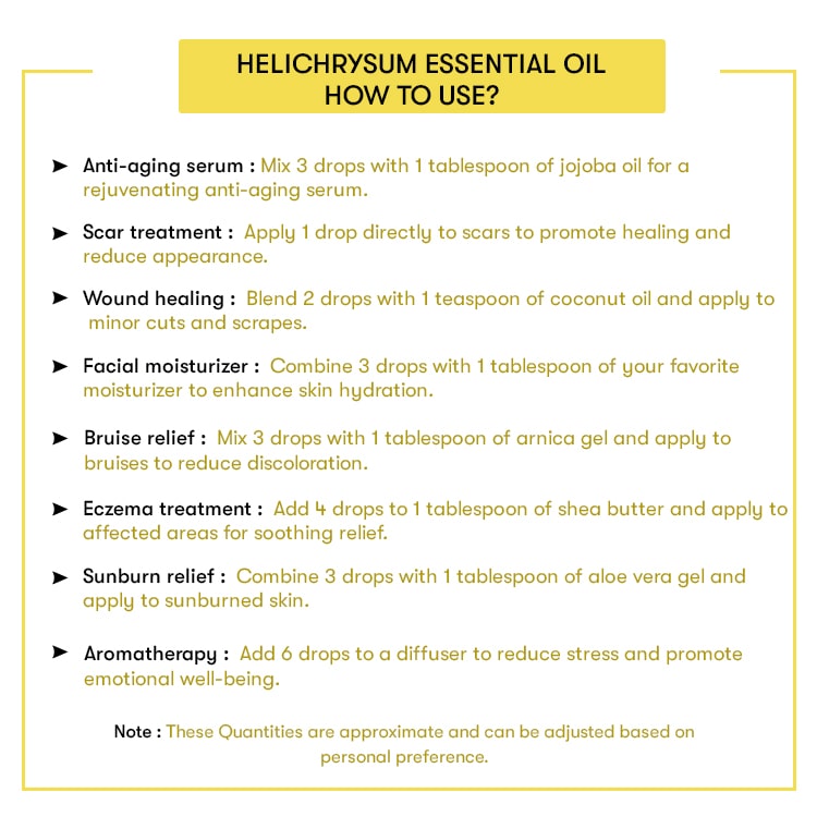 How to Use Helichrysum Essential Oil