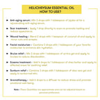 How to Use Helichrysum Essential Oil