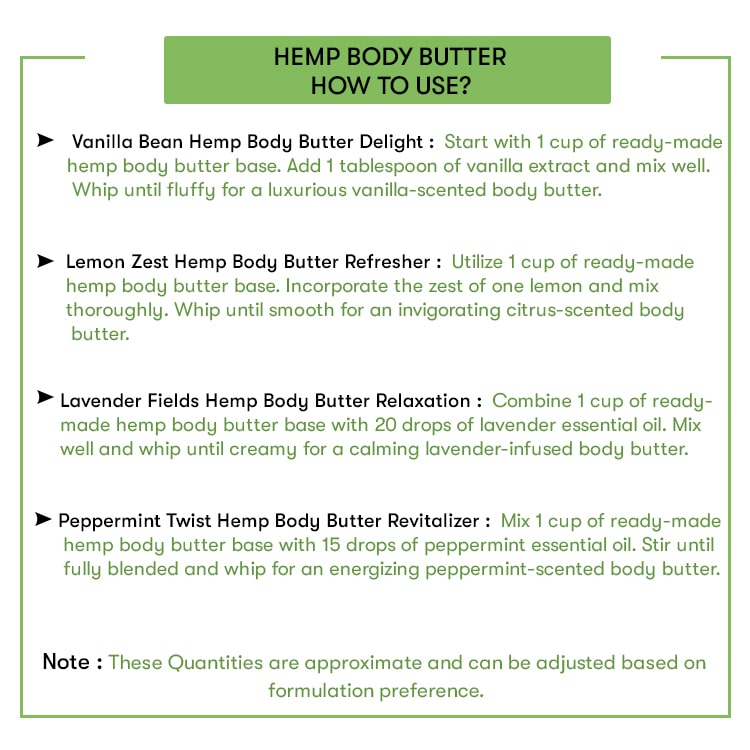 How to Use Hemp Body Butter 