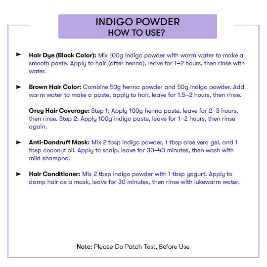Indigo Powder + Henna Powder - Combo Pack