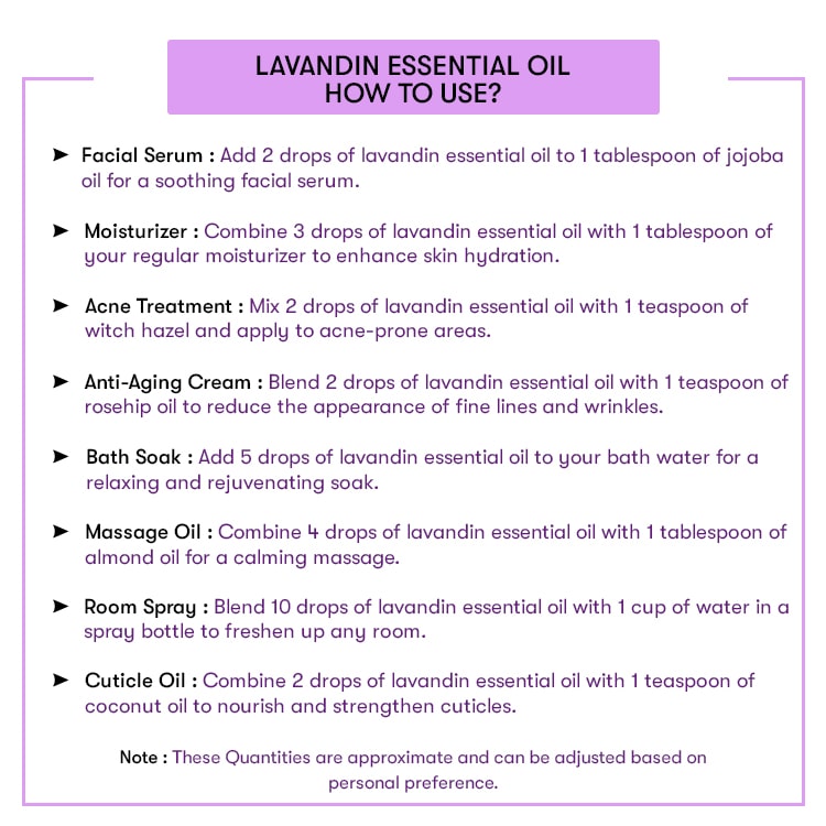 How to Use Lavandin Essential Oil