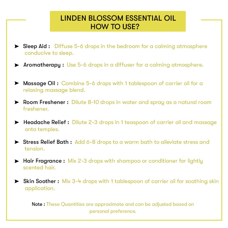 How to Use Linden Blossom Essential Oil