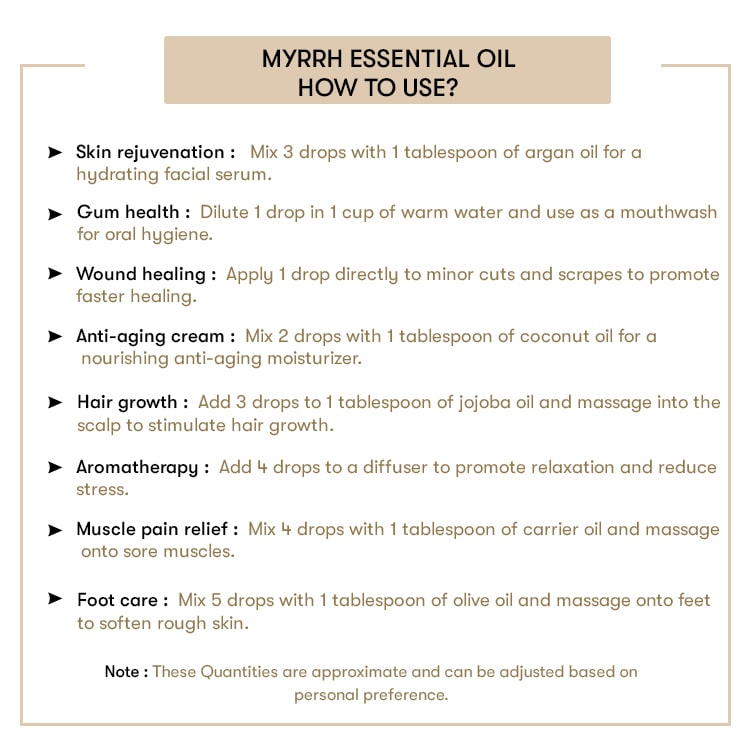 How to Use Myrrh Essential Oil