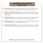How to Use Nagarmotha Powder