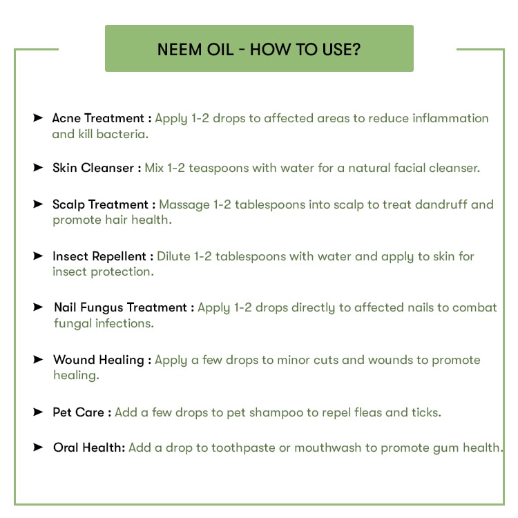 How to Use Neem Oil