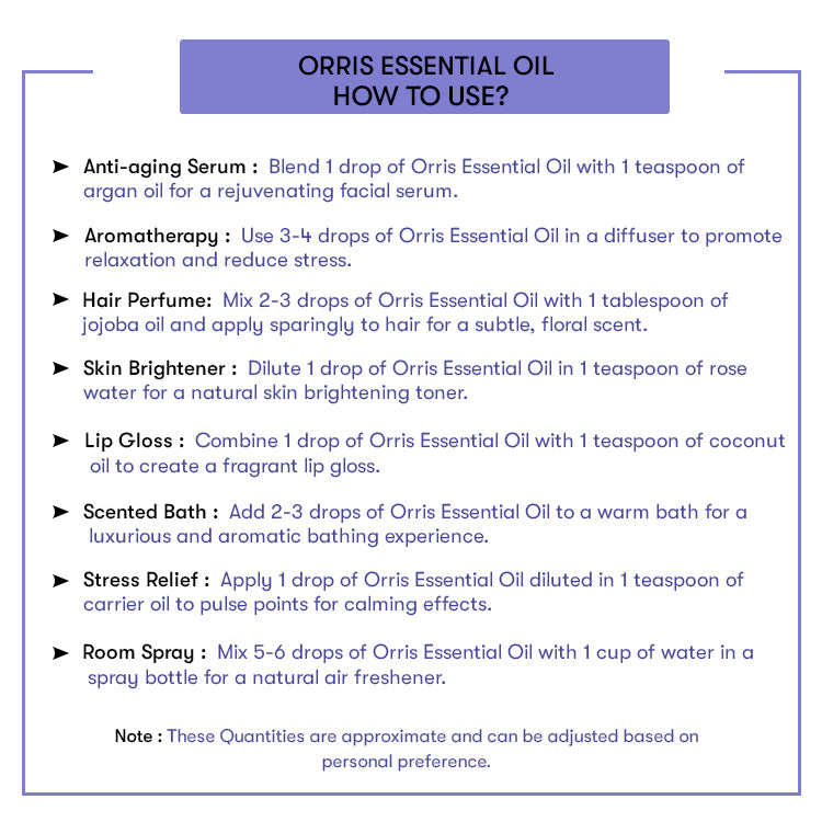 How to Use Orris Essential Oil