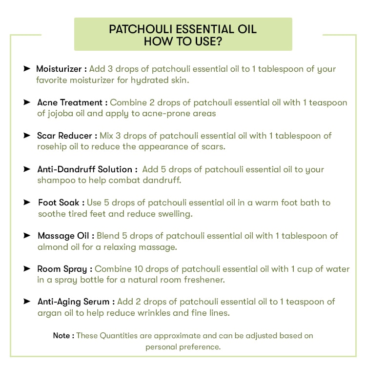 How to Use Patchouli Essential Oil
