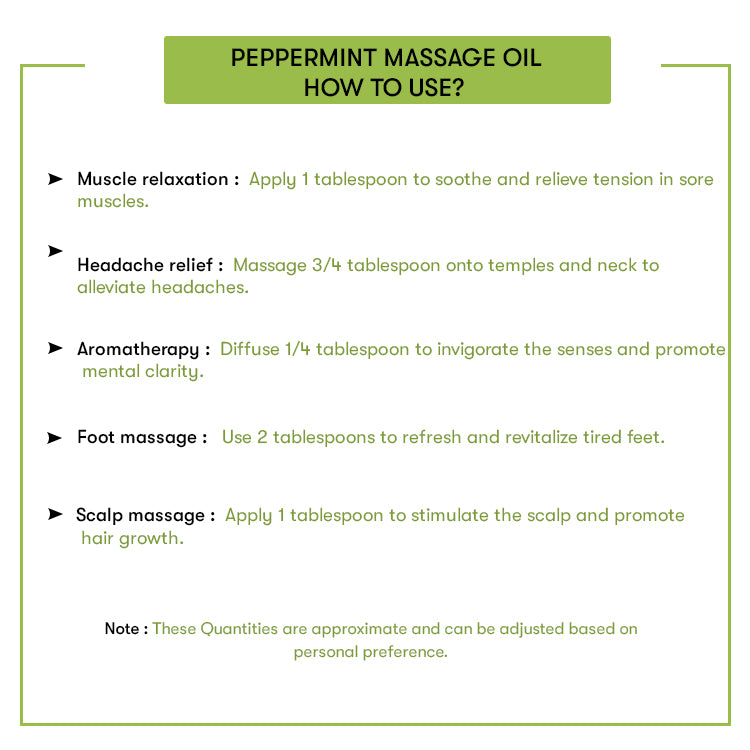How to Use Peppermint Massage Oil