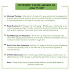 How to Use Peppermint & Neem Massage Oil