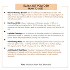 How to Use Ratanjot Powder