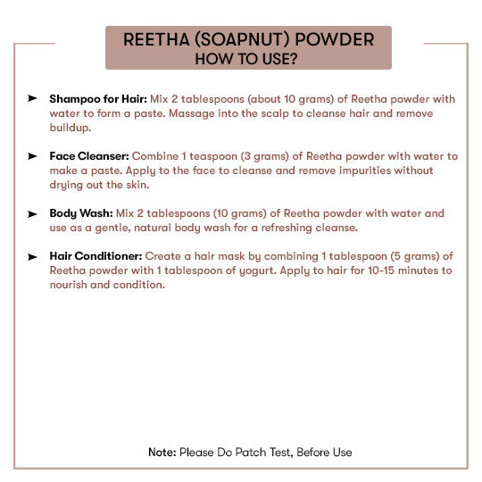 How to Use Reetha (Soapnut) Powder 
