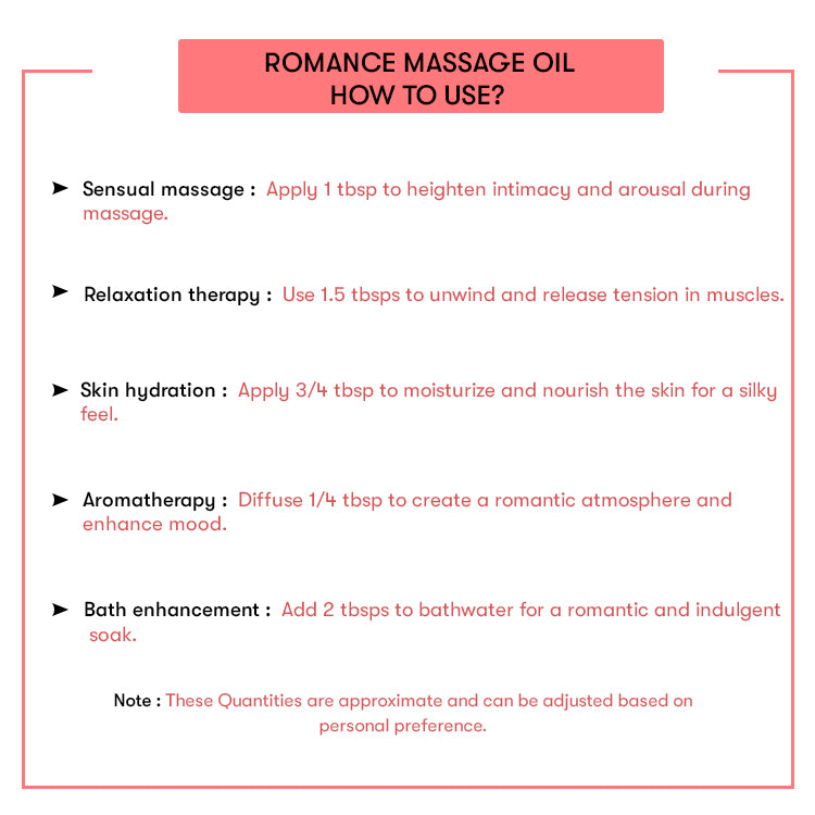 How to Use Romance Massage Oil