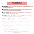 How to use Rose Essential Oil
